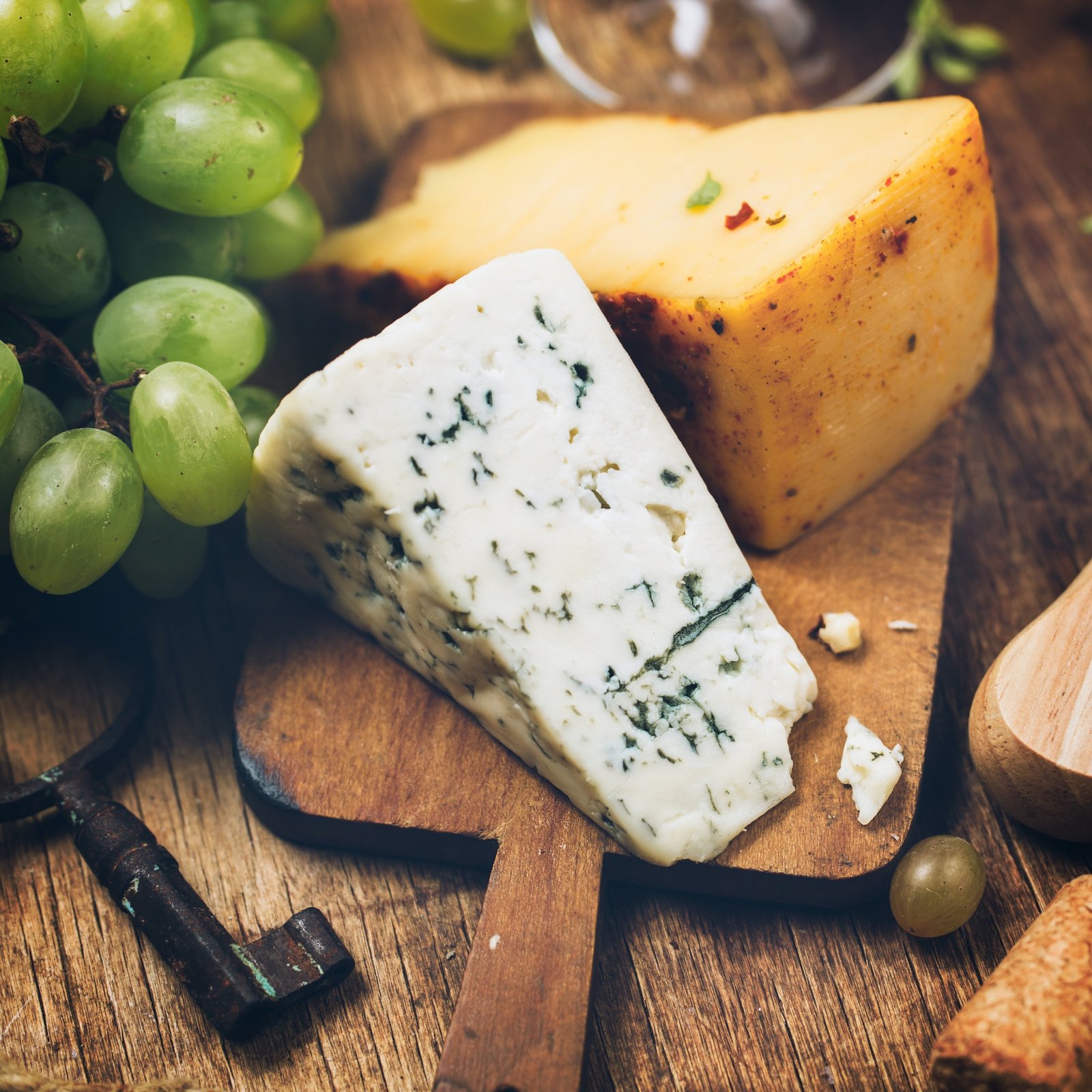 Blue cheese close-up